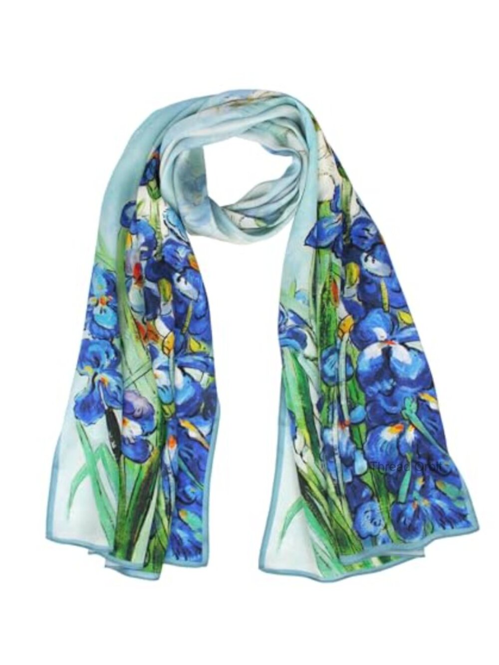 100% Silk Long Scarf Oblong Shawl Wrap Women Large Gift Packed